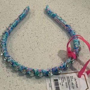 New Lilly Pulitzer embellished skinny headband